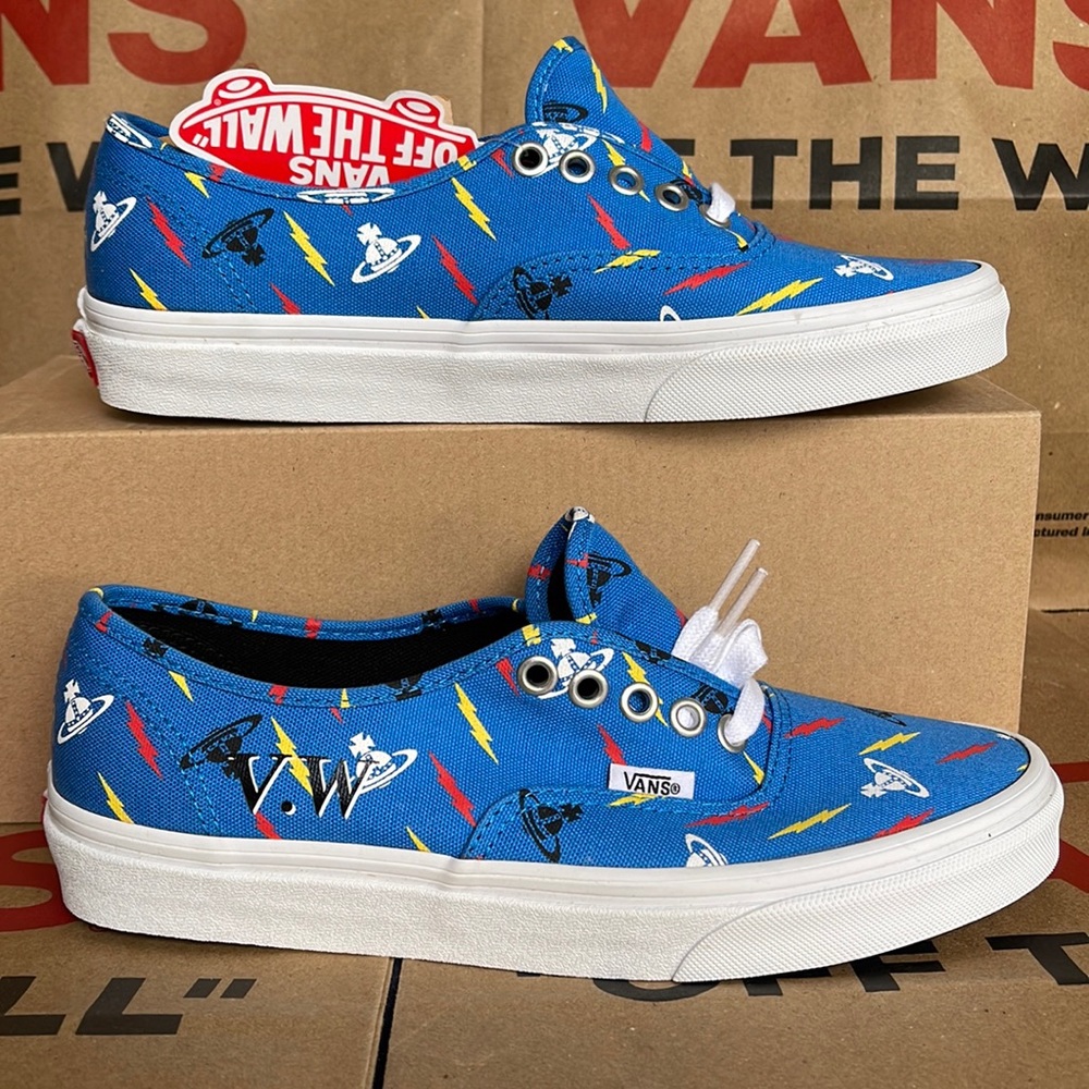 Vans Authentic Viv Westwood Thdrblue/TrueBs/True White WMNS - Picture 1 of 16